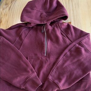 lululemon athletica Burgundy Scuba Hoodie